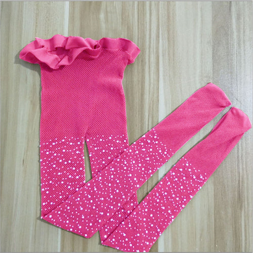 2019 New Kids Baby Girls Rhinestone Fishnet