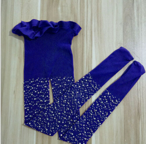 2019 New Kids Baby Girls Rhinestone Fishnet