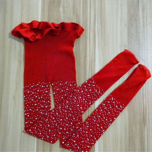 2019 New Kids Baby Girls Rhinestone Fishnet