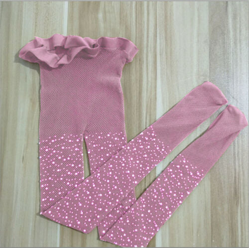 2019 New Kids Baby Girls Rhinestone Fishnet