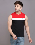 Men's Sleeveless Pure Cotton T-shirt for Men (SIZE-S)