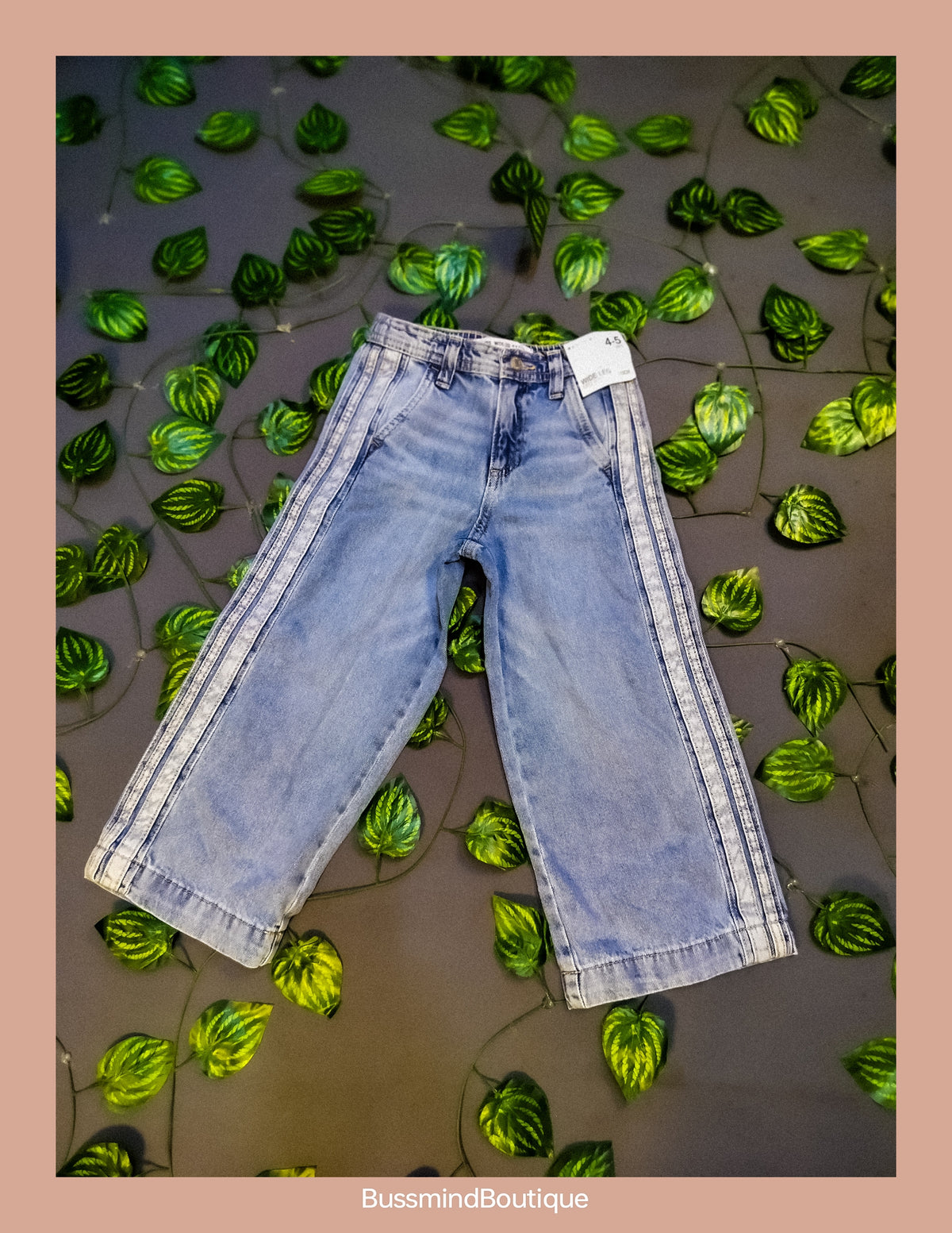 Kids wide leg denim