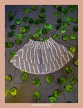 Girls layered flayed skirt
